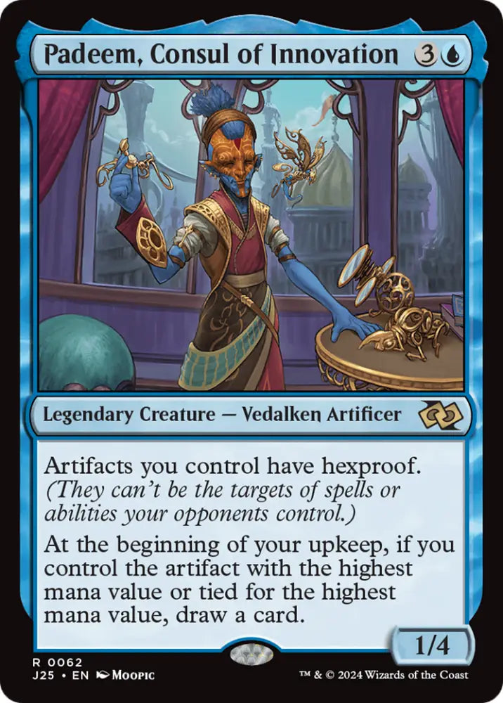 Padeem Consul of Innovation (Anime) [Foundations Jumpstart] - MTG Single