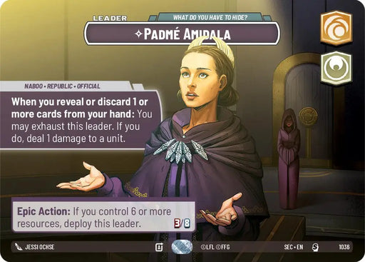 Padme Amidala - What Do You Have to Hide? (Showcase) (1026) [Secrets of Power]