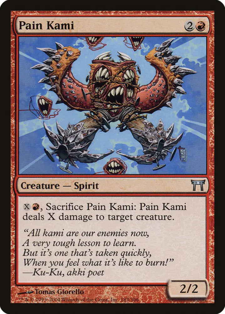 Pain Kami [Champions of Kamigawa] - MTG Single