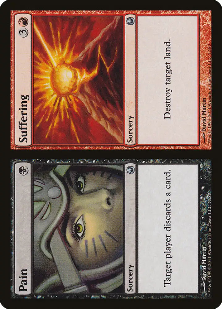 Pain // Suffering [Duel Decks: Ajani vs. Nicol Bolas] - MTG Single