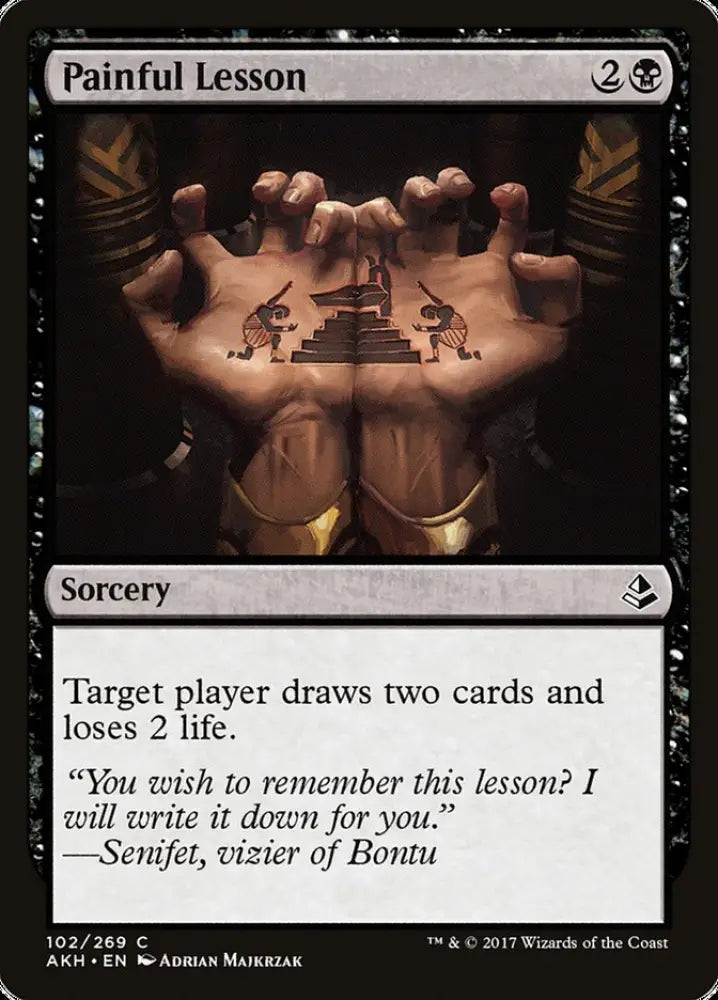 Painful Lesson [Amonkhet] - MTG Single