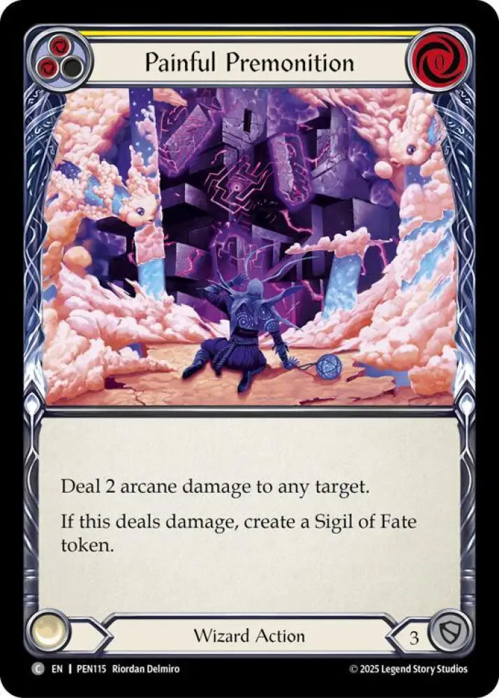 Painful Premonition (Yellow) (PEN115) [Compendium of Rathe]