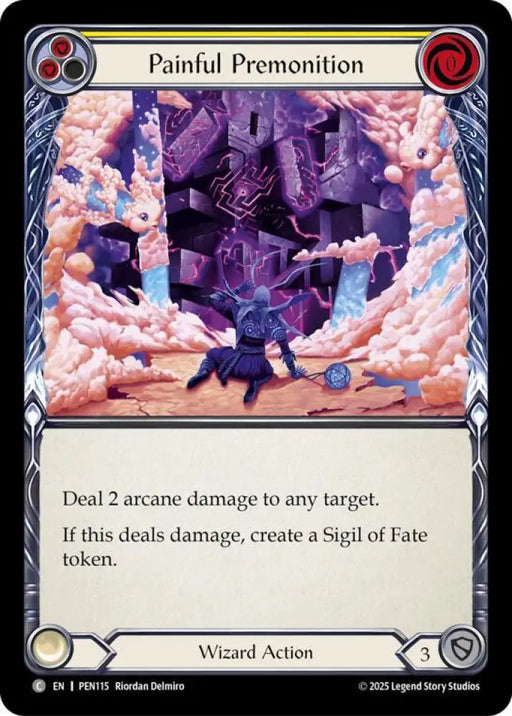 Painful Premonition (Yellow) (PEN115) [Compendium of Rathe]