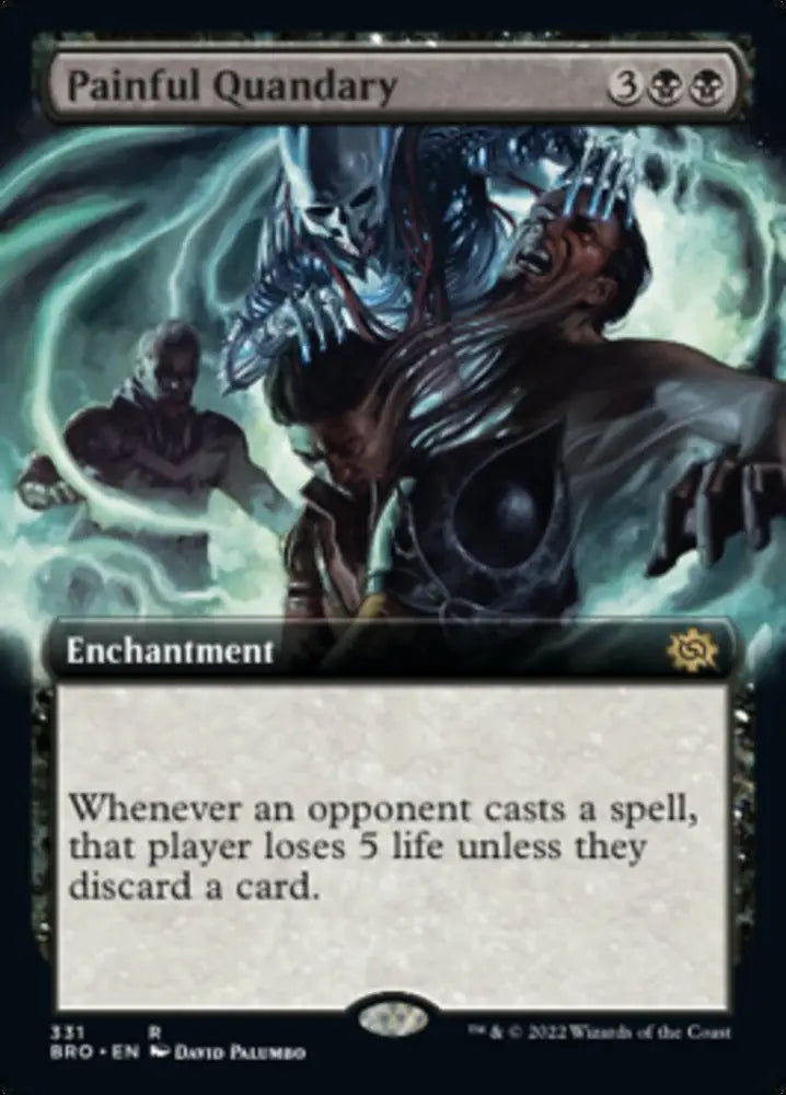 Painful Quandary (Extended Art) [The Brothers’ War] - MTG Single
