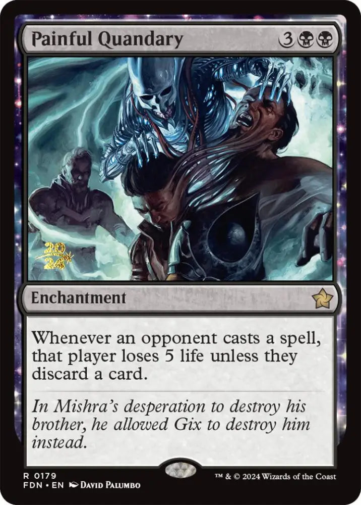 Painful Quandary [Foundations Prerelease Promos] - MTG Single