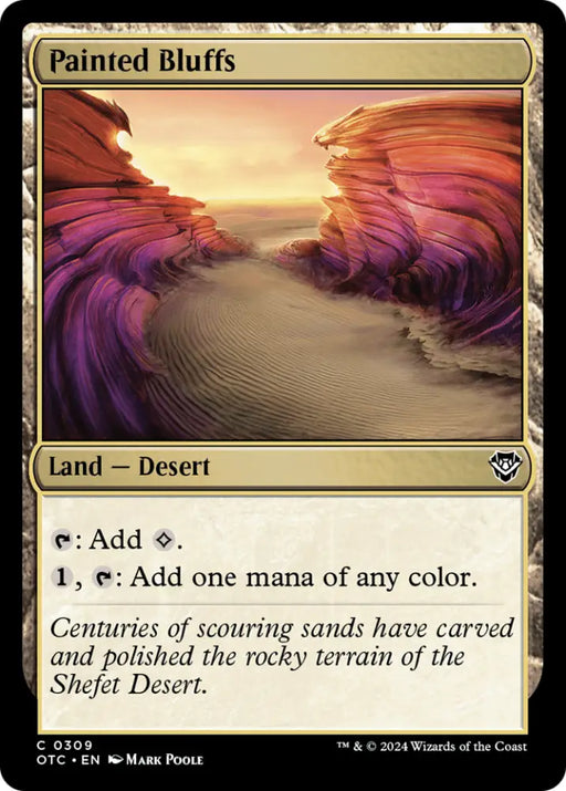 Painted Bluffs [Outlaws of Thunder Junction Commander] - MTG Single