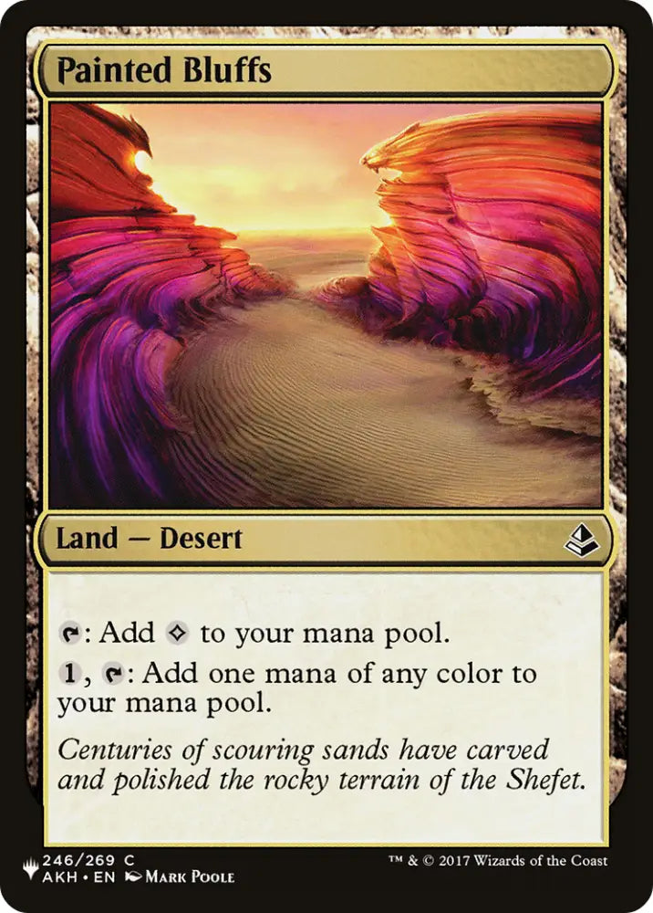 Painted Bluffs [The List] - MTG Single