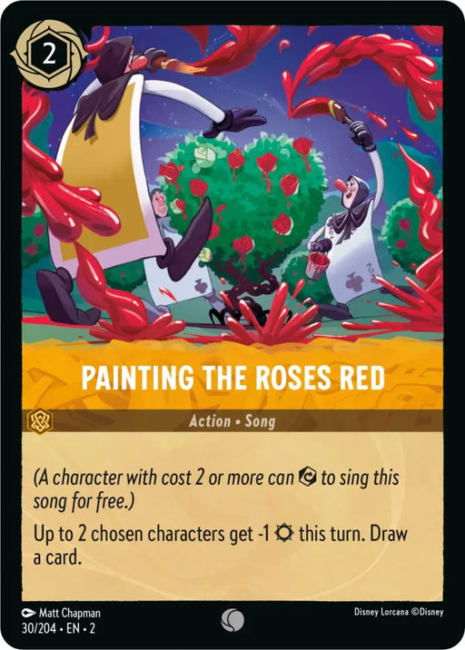 Painting the Roses Red (30/204) [Rise of the Floodborn] - Lorcana Single