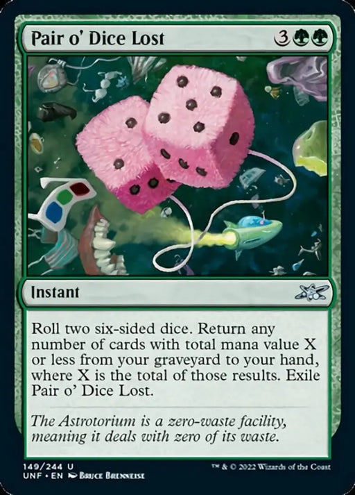 Pair o’ Dice Lost [Unfinity] - MTG Single