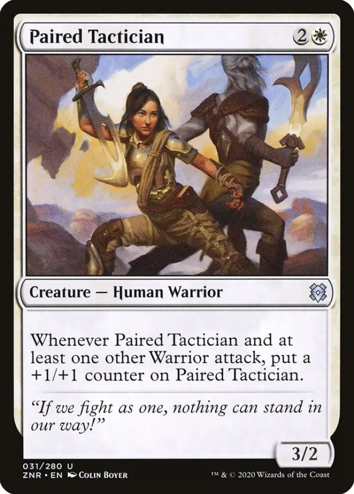 Paired Tactician [Zendikar Rising] - MTG Single
