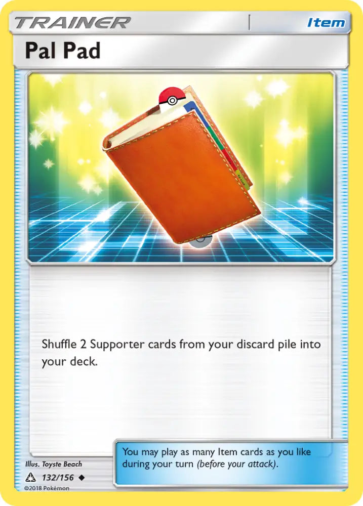 Pal Pad (132/156) [Sun & Moon: Ultra Prism] - Pokemon Single