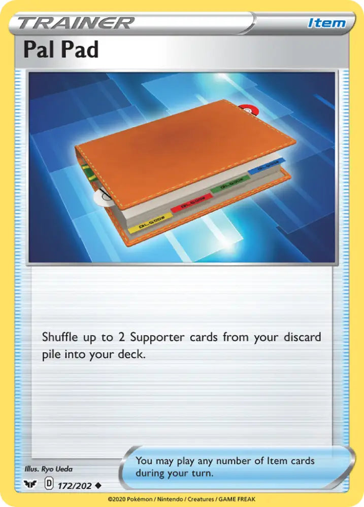 Pal Pad (172/202) [Sword & Shield: Base Set] - Pokemon Single