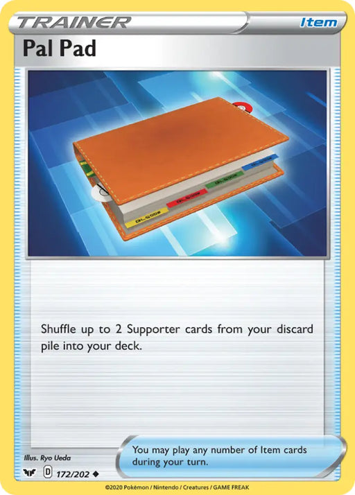 Pal Pad (172/202) [Sword & Shield: Base Set] - Pokemon Single