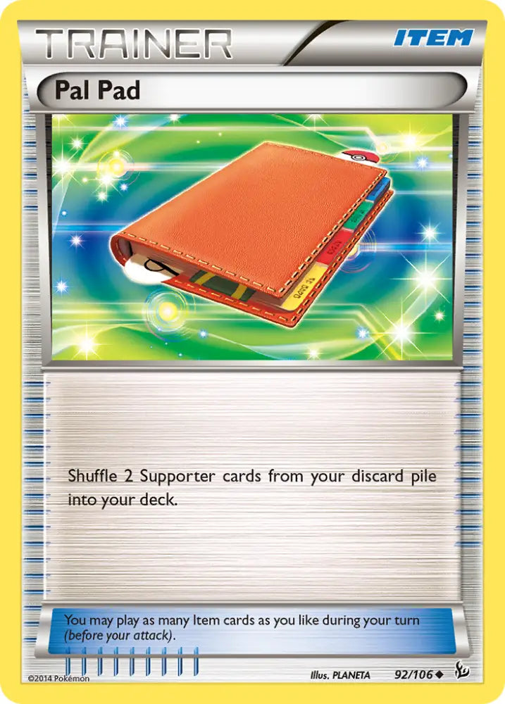 Pal Pad (92/106) [XY: Flashfire] - Pokemon Single