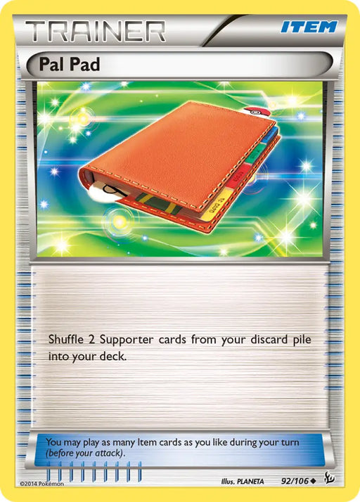 Pal Pad (92/106) [XY: Flashfire] - Pokemon Single