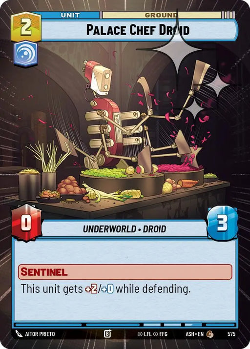 Palace Chef Droid (Hyperspace Foil) (575) [Ashes of the Empire]