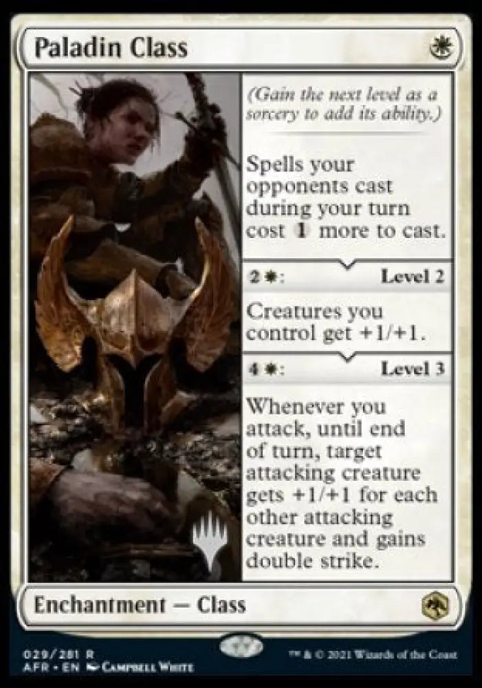 Paladin Class (Promo Pack) [Dungeons & Dragons: Adventures in the Forgotten Realms Promos] - MTG Single