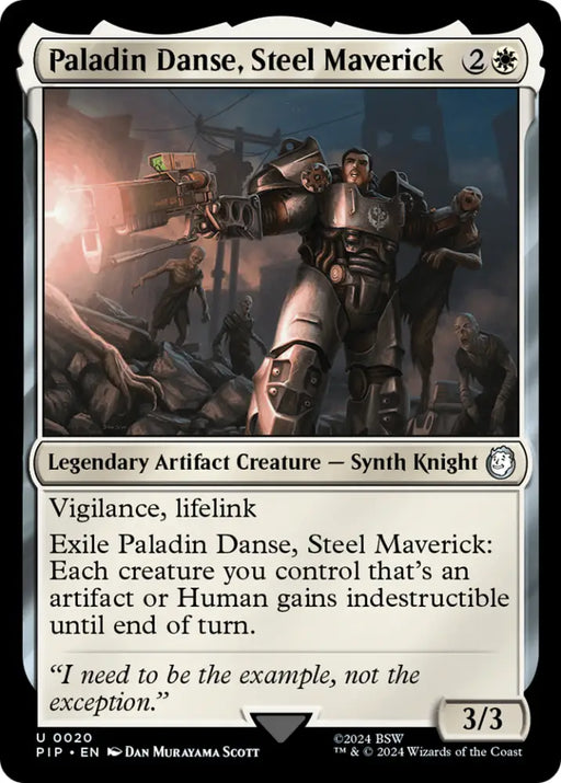 Paladin Danse Steel Maverick [Fallout] - MTG Single