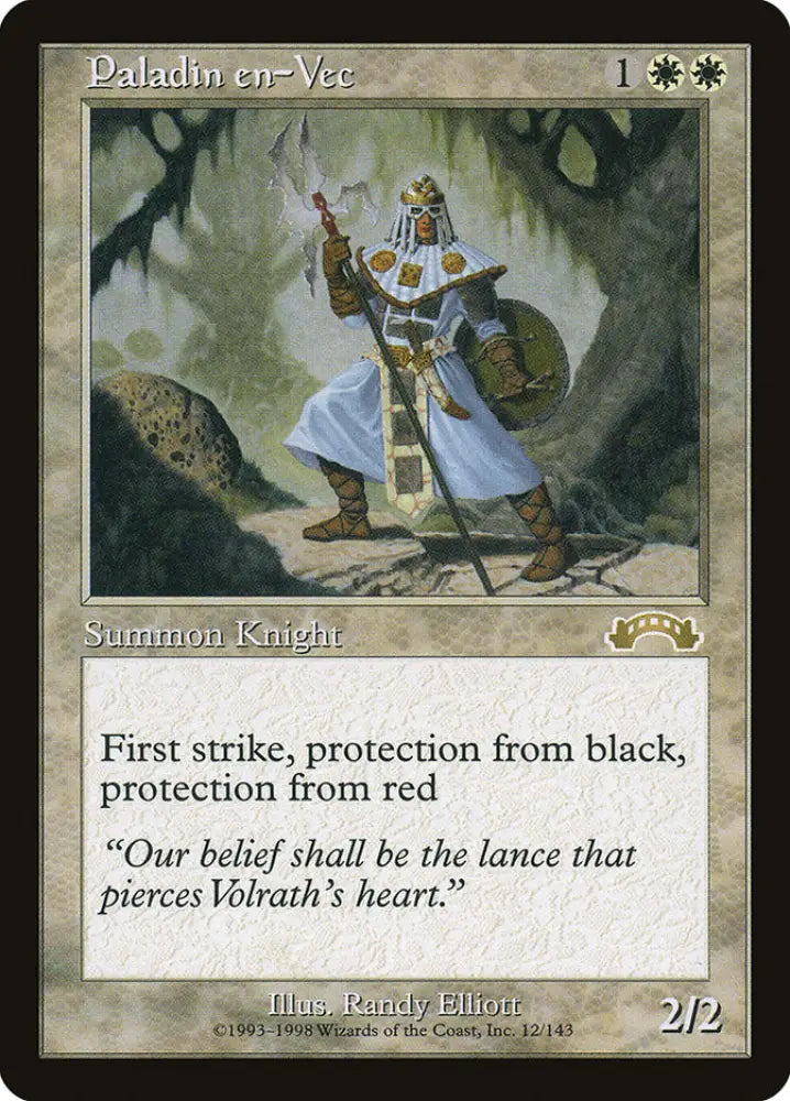 Paladin en-Vec [Exodus] - MTG Single