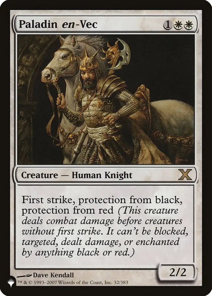 Paladin en-Vec [The List] - MTG Single