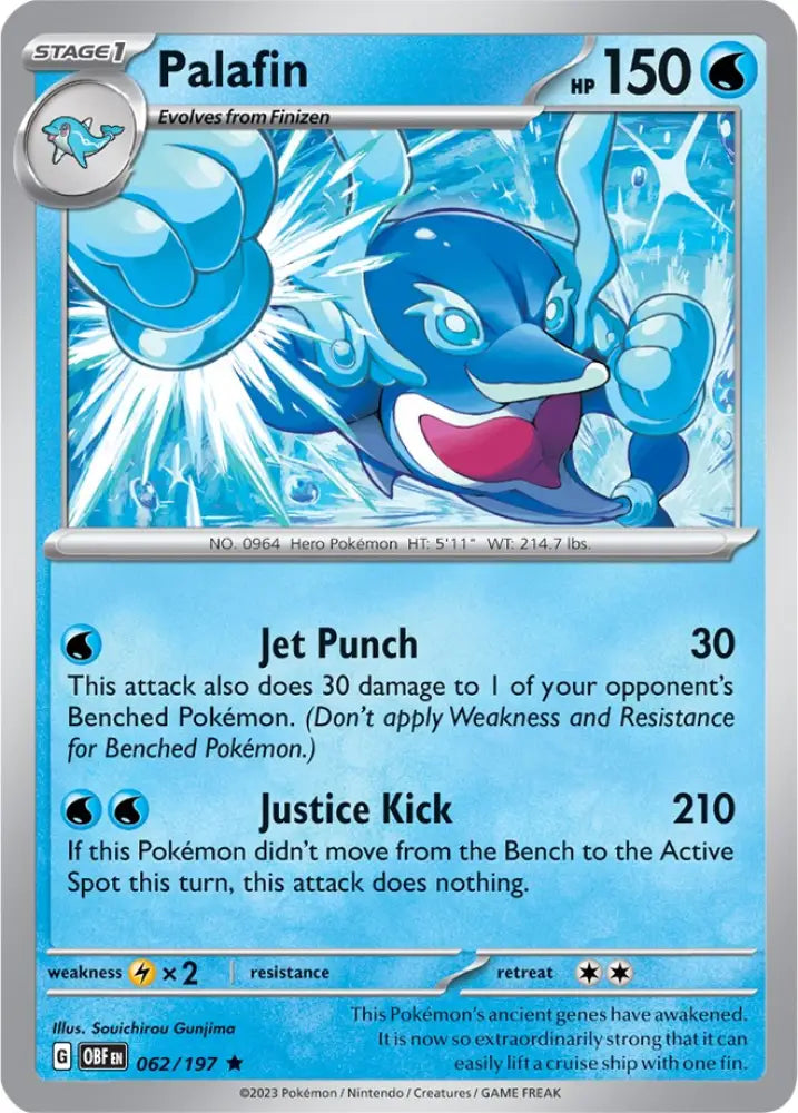 Palafin (062/197) (Theme Deck Exclusive) [Scarlet & Violet: Obsidian Flames] - Pokemon Single