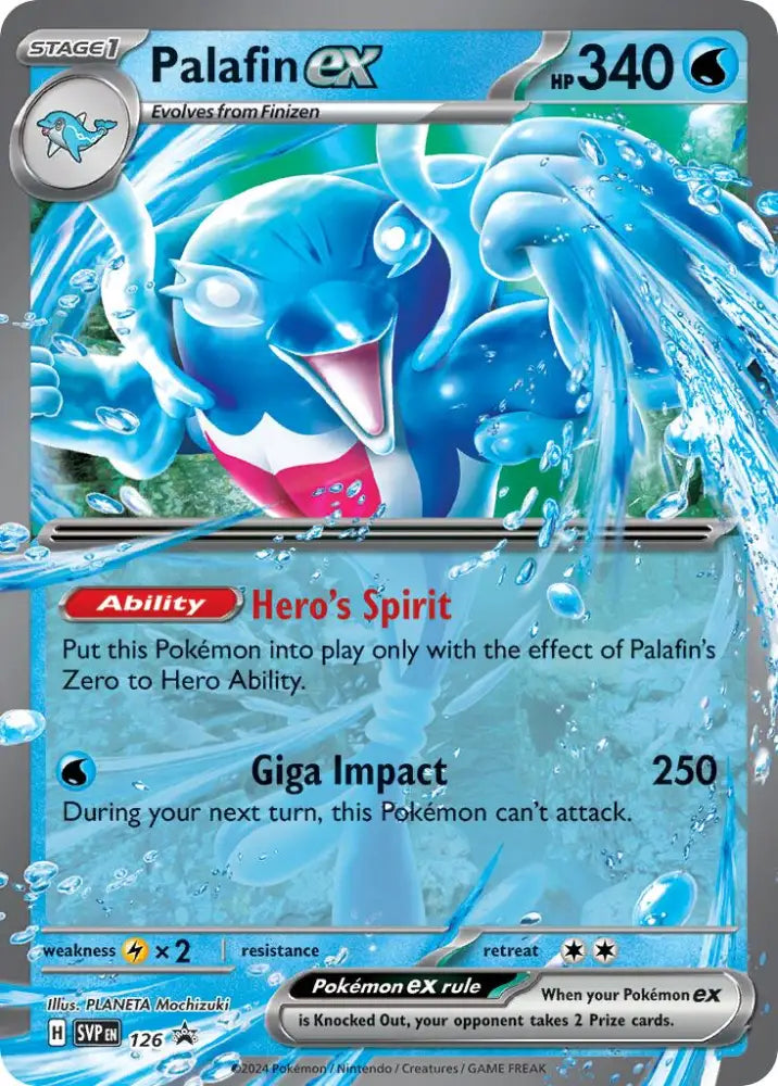 Palafin ex (126) [Scarlet & Violet: Black Star Promos] - Pokemon Single