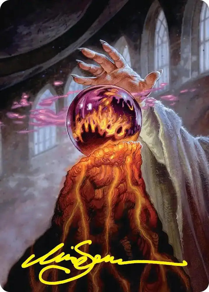 Palantir of Orthanc Art Card (Gold-Stamped Signature) (37) [The Hobbit Art Series]
