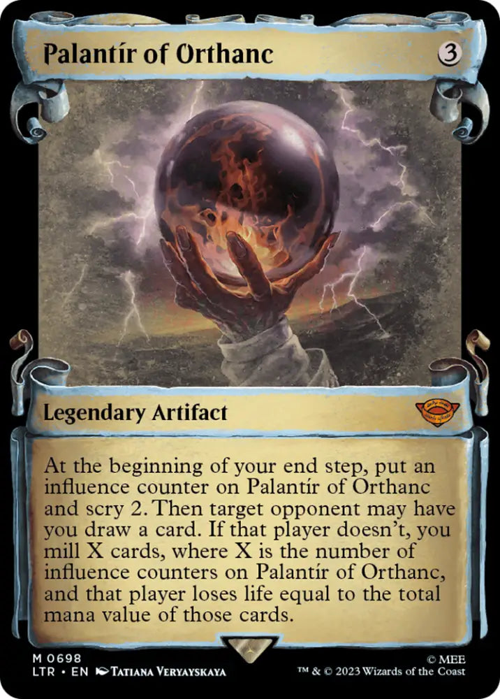 Palantir of Orthanc [The Lord of the Rings: Tales of Middle-Earth Showcase Scrolls] - MTG Single