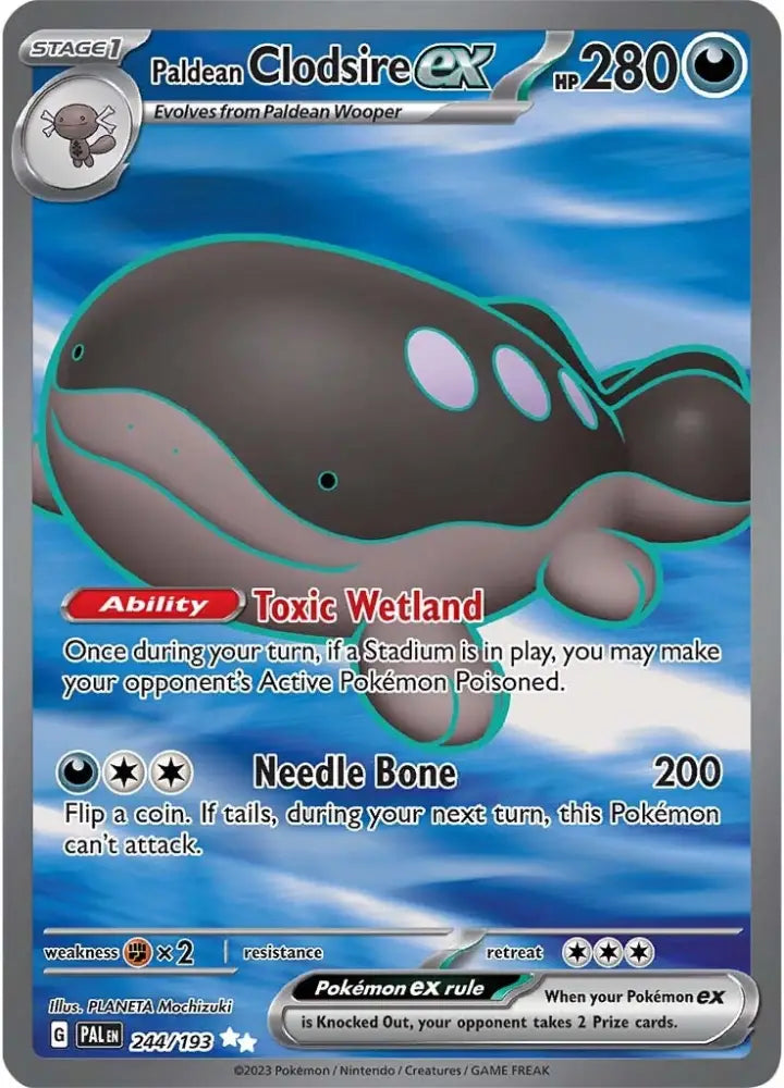 Paldean Clodsire ex (244/193) [Scarlet & Violet: Paldea Evolved] - Pokemon Single