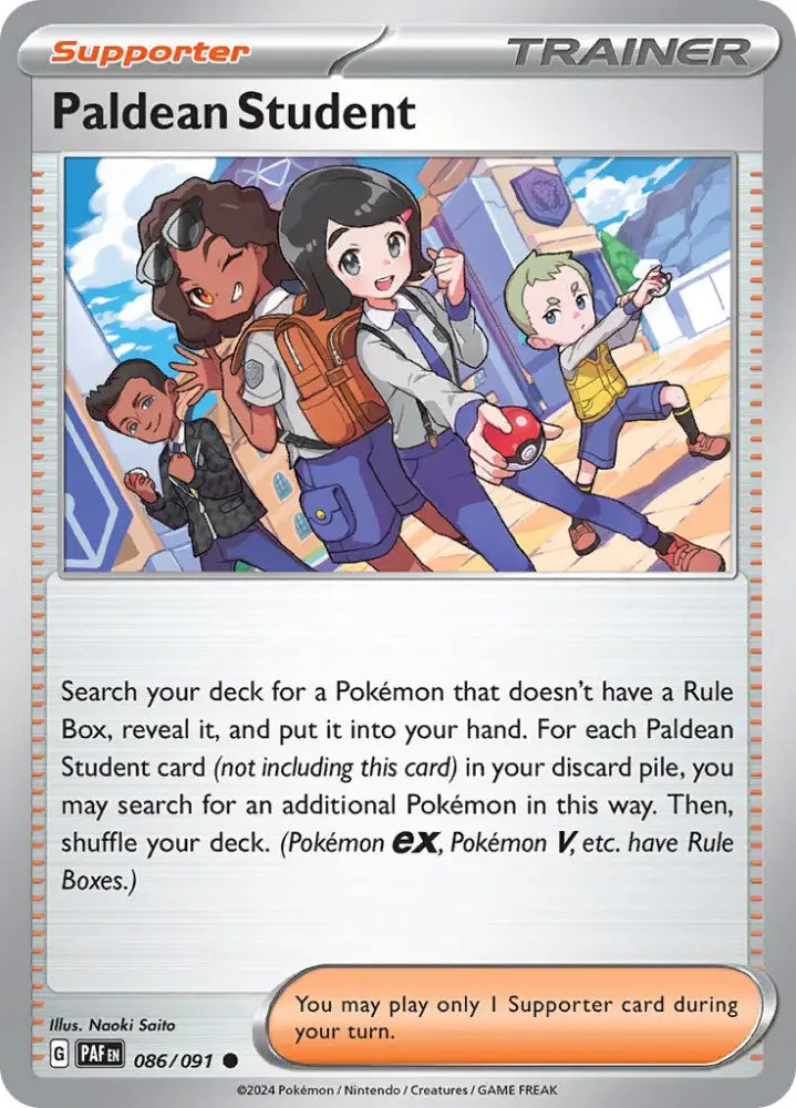Paldean Student (086/091) [Scarlet & Violet: Paldean Fates] - Pokemon Single