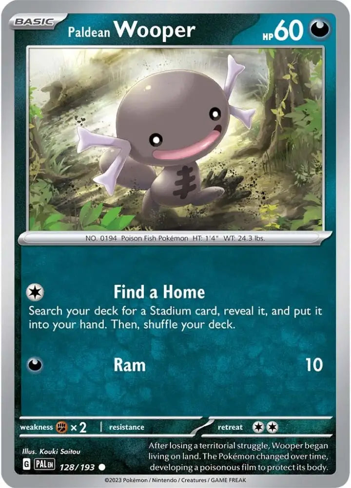 Paldean Wooper (128/193) [Scarlet & Violet: Paldea Evolved] - Pokemon Single