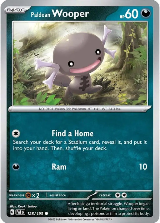 Paldean Wooper (128/193) [Scarlet & Violet: Paldea Evolved] - Pokemon Single