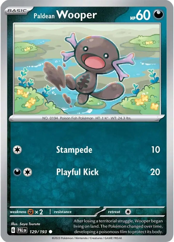 Paldean Wooper (129/193) [Scarlet & Violet: Paldea Evolved] - Pokemon Single