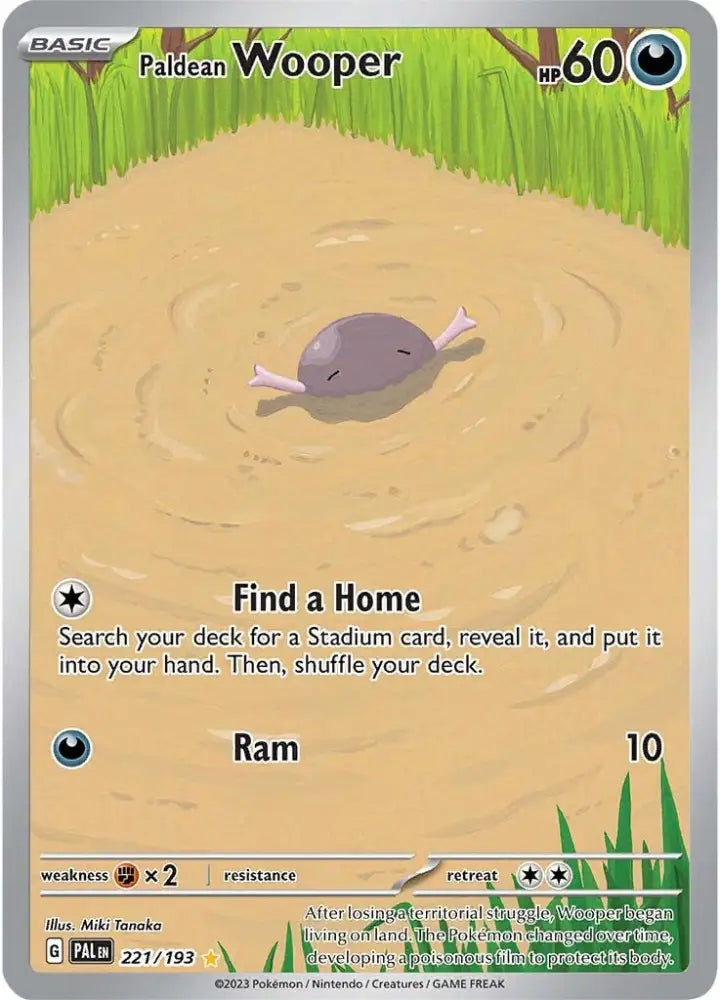 Paldean Wooper (221/193) [Scarlet & Violet: Paldea Evolved] - Pokemon Single