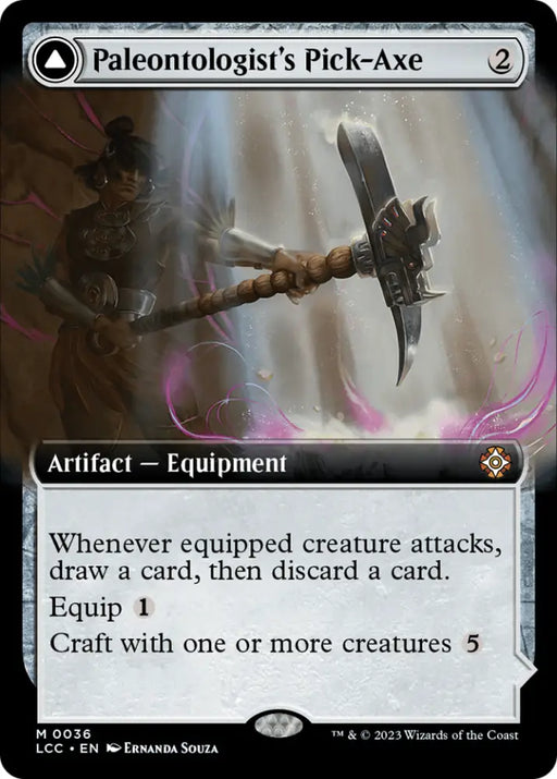Paleontologist’s Pick-Axe (Extended Art) [The Lost Caverns of Ixalan Commander] - MTG Single