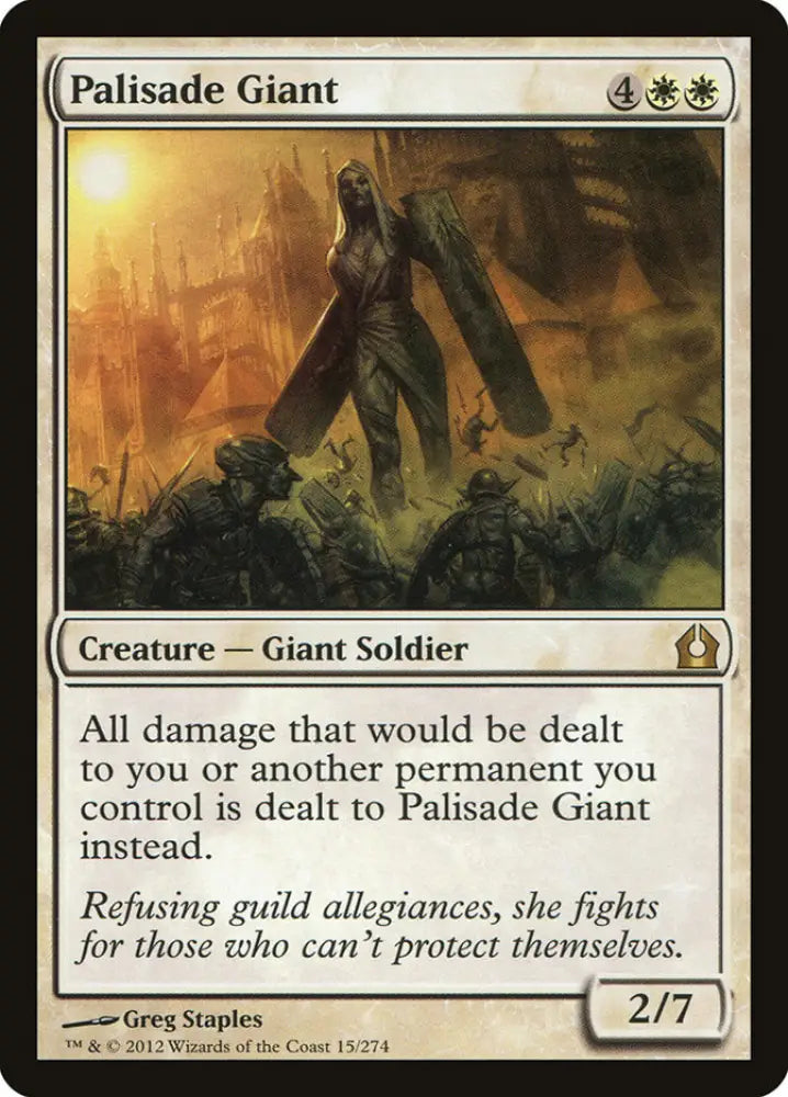 Palisade Giant [Return to Ravnica] - MTG Single