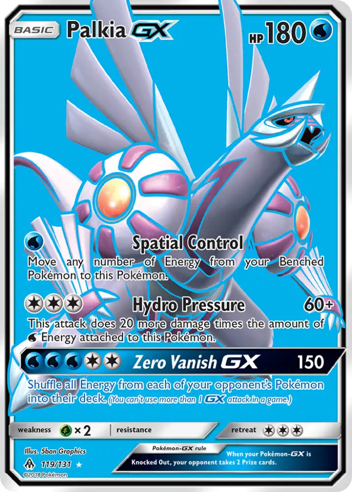 Palkia GX (119/131) [Sun & Moon: Forbidden Light] - Pokemon Single
