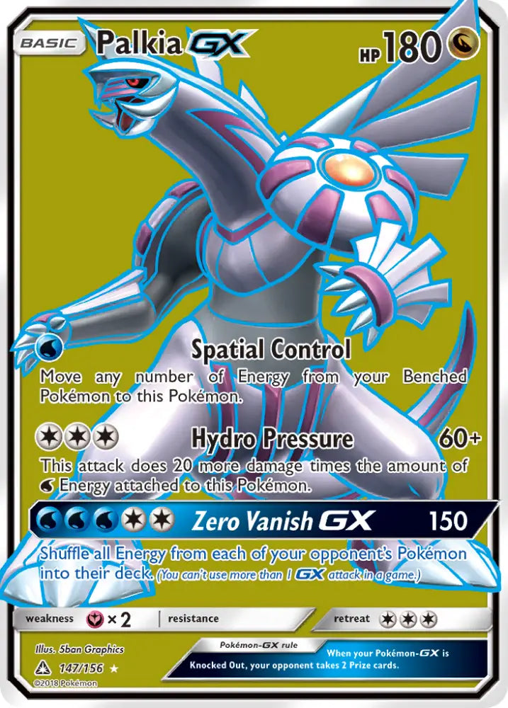 Palkia GX (147/156) [Sun & Moon: Ultra Prism] - Pokemon Single