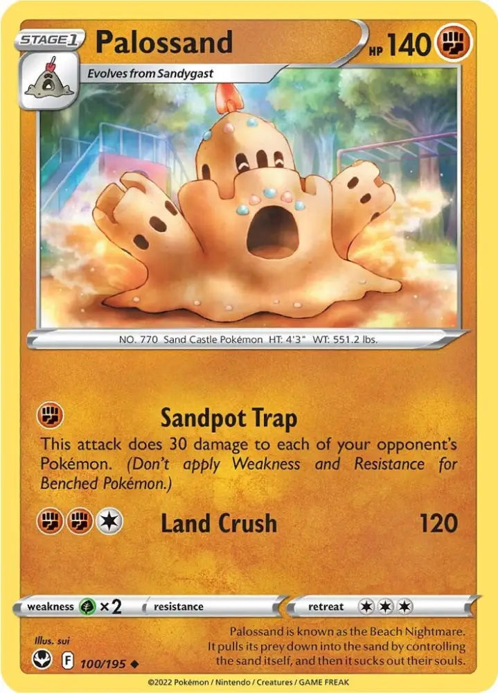 Palossand (100/195) [Sword & Shield: Silver Tempest] - Pokemon Single