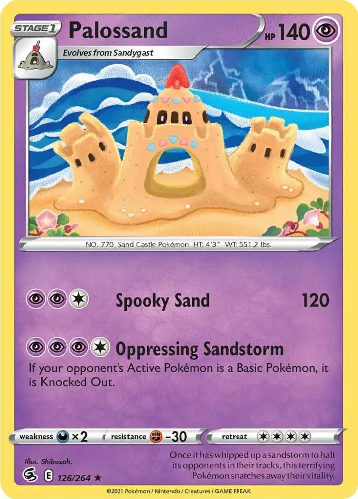 Palossand (126/264) [Sword & Shield: Fusion Strike] - Pokemon Single