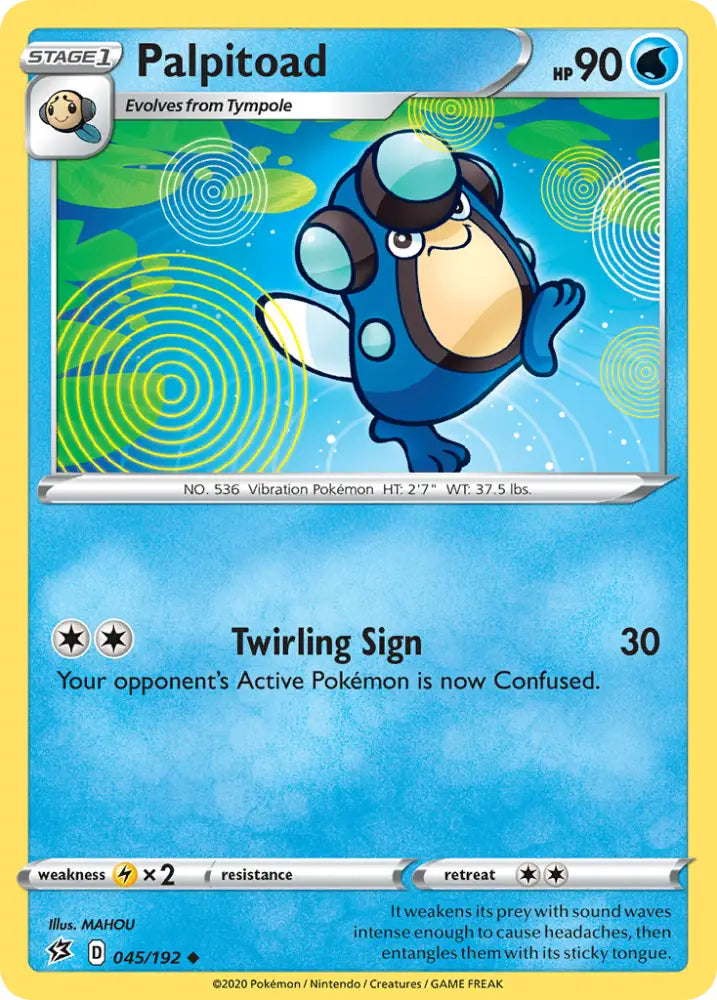 Palpitoad (045/192) [Sword & Shield: Rebel Clash] - Pokemon Single