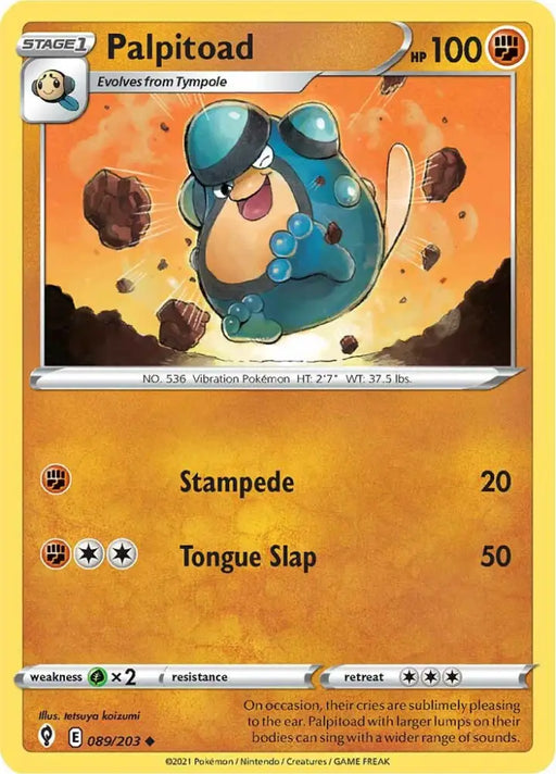 Palpitoad (089/203) [Sword & Shield: Evolving Skies] - Pokemon Single