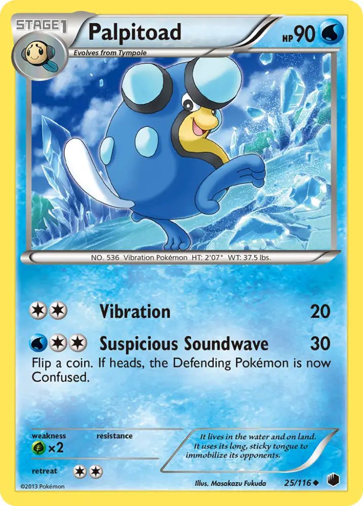 Palpitoad (25/116) [Black & White: Plasma Freeze] - Pokemon Single