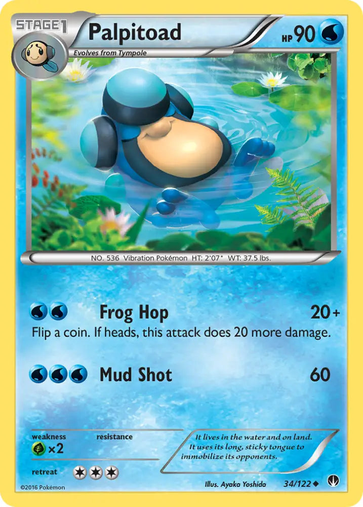 Palpitoad (34/122) [XY: BREAKpoint] - Pokemon Single
