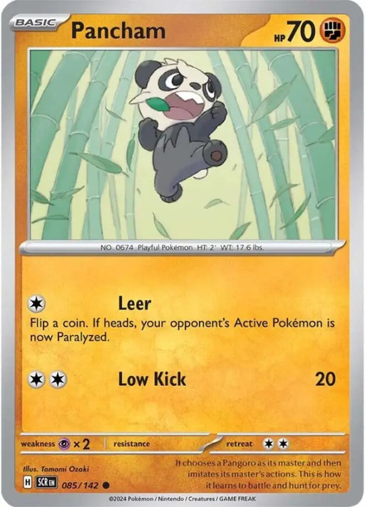 Pancham (085/142) [Scarlet & Violet: Stellar Crown] - Pokemon Single