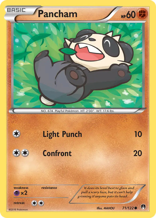 Pancham (71/122) [XY: BREAKpoint] - Pokemon Single