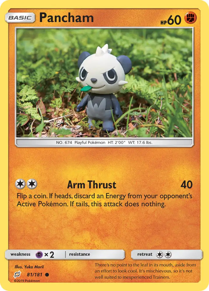 Pancham (81/181) [Sun & Moon: Team Up] - Pokemon Single
