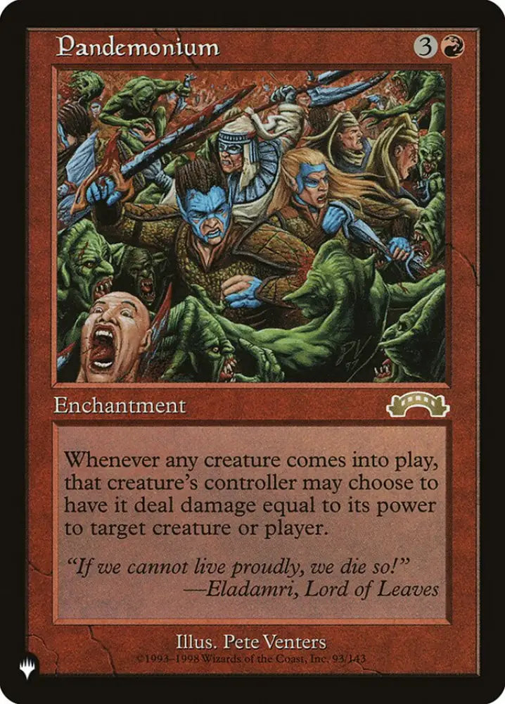 Pandemonium [The List] - MTG Single