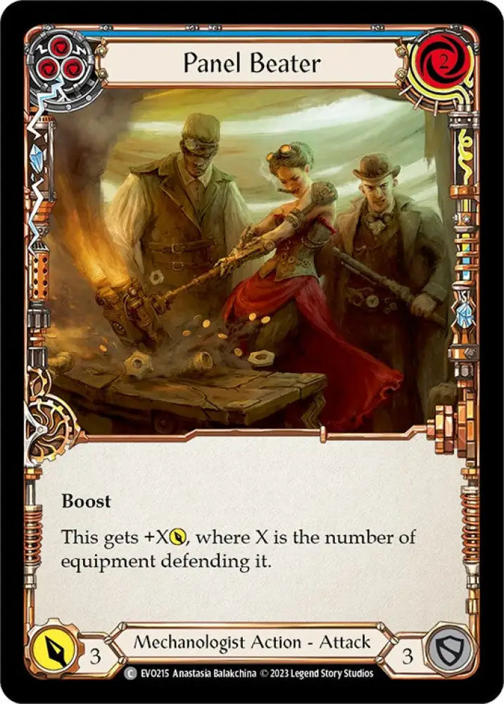 Panel Beater (Blue) [Bright Lights] Rainbow Foil - Flesh And Blood Single