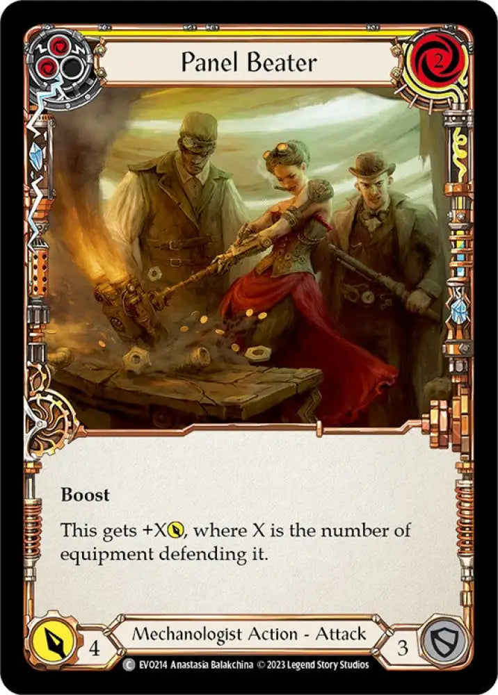 Panel Beater (Yellow) [Bright Lights] Rainbow Foil - Flesh And Blood Single